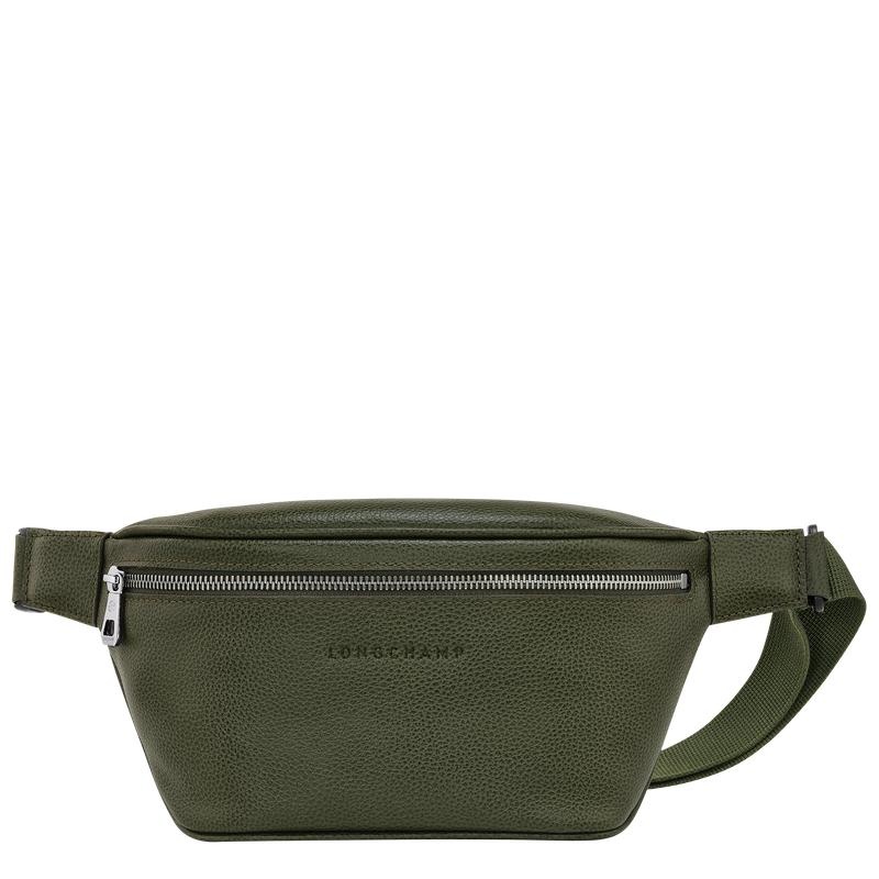 Khaki Longchamp Le Foulonné M Men\'s Belt Bags | IODP-06125