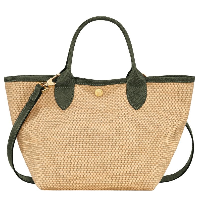 Khaki Longchamp Le Panier Pliage S Women's Basket Bag | YGRS-36201