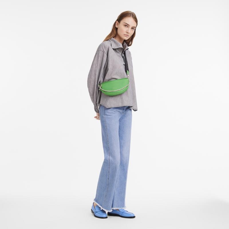 Lawn Green Longchamp Smile S Women's Crossbody Bags | RIGZ-45016