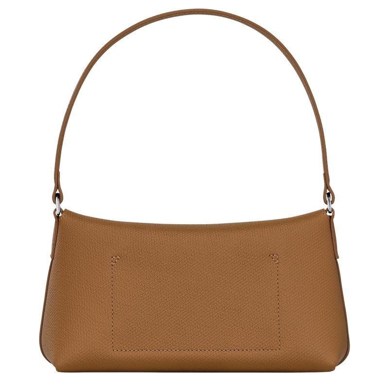 Natural Brown Longchamp Roseau S Women's Hobo Bags | CRPQ-86574