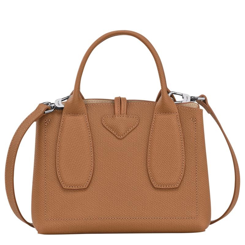 Natural Brown Longchamp Roseau S Women's Handbags | SACV-05431