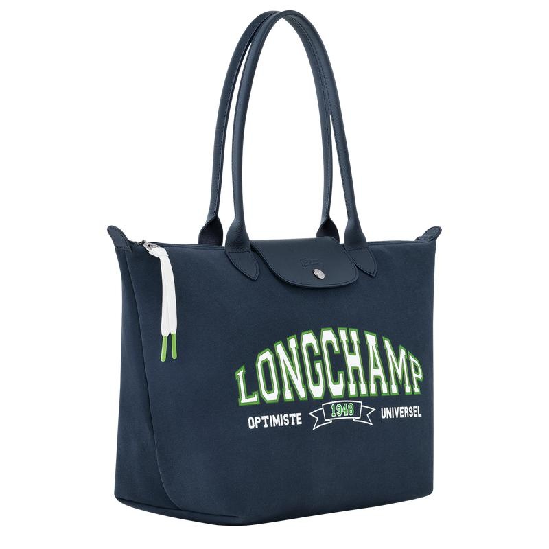 Navy Longchamp Le Pliage Collection L Women's Tote Bag | YUQG-76481