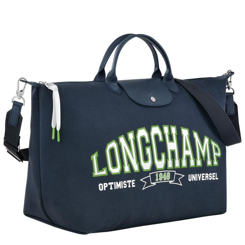 Navy Longchamp Le Pliage Collection Men's Travel Bags | GAHJ-78532