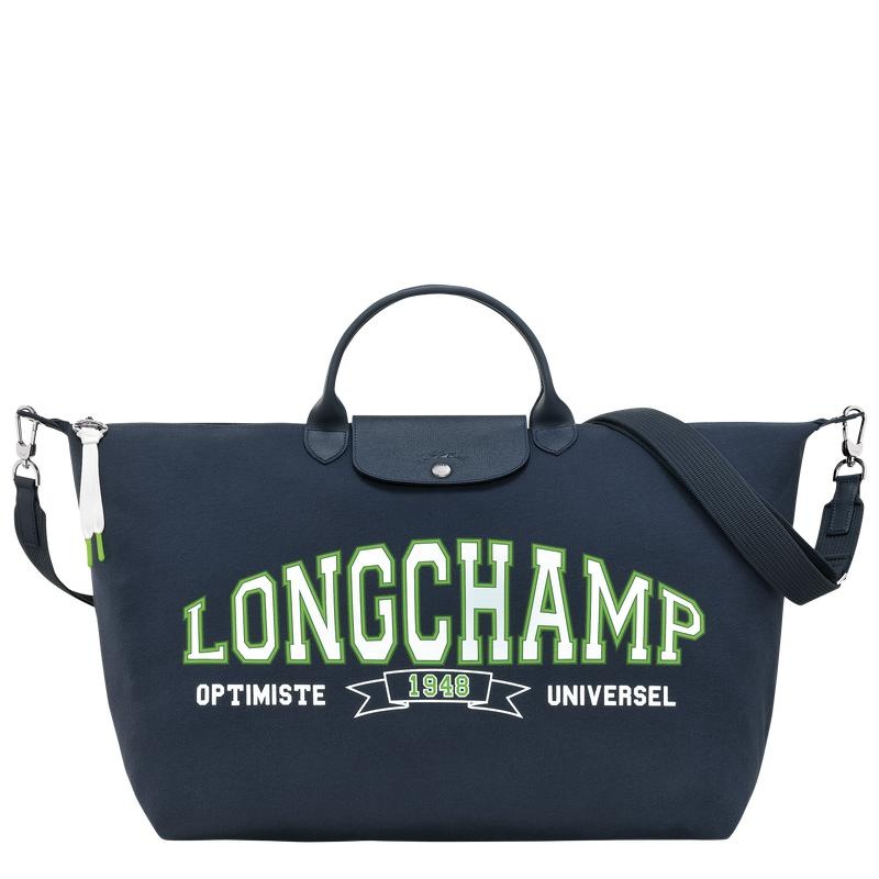 Navy Longchamp Le Pliage Collection Men\'s Travel Bags | GAHJ-78532