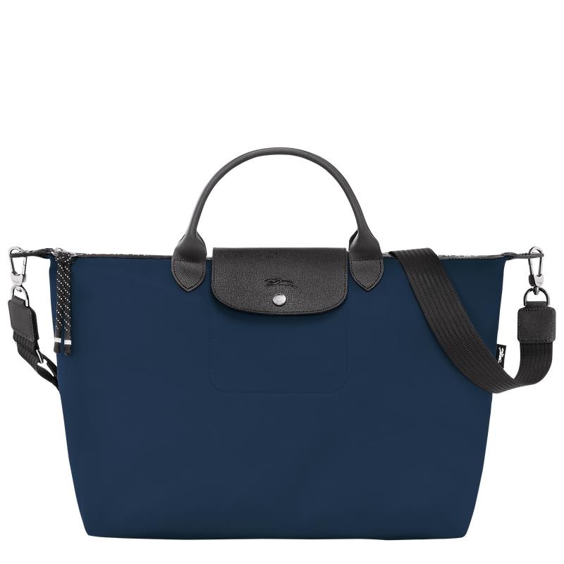 Navy Longchamp Le Pliage Energy XL Men\'s Handbags | NHFE-96471