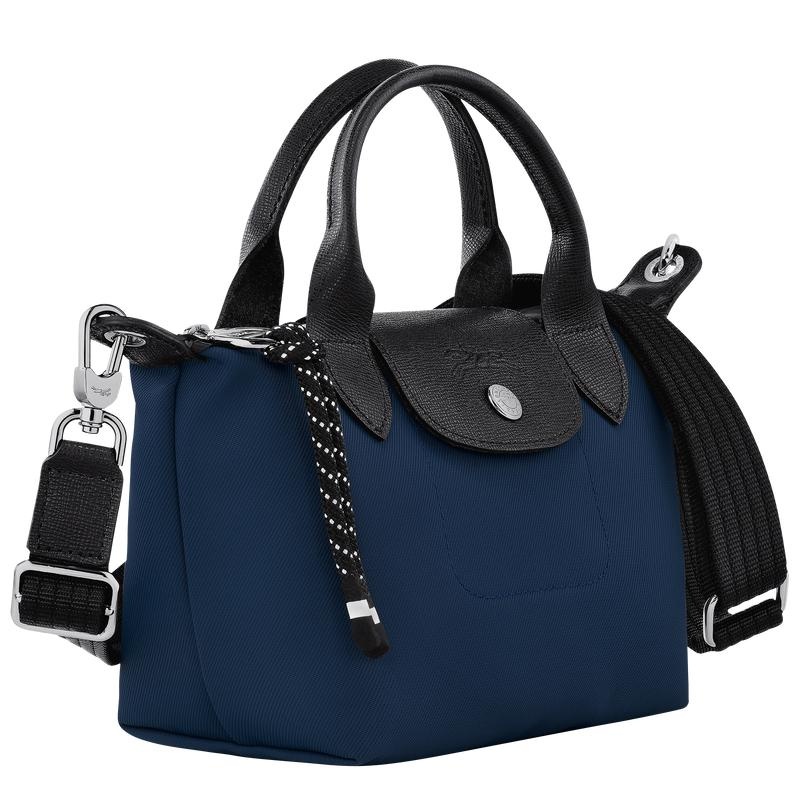 Navy Longchamp Le Pliage Energy XS Men's Handbags | FMOS-93501