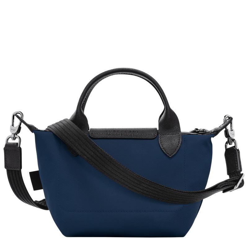 Navy Longchamp Le Pliage Energy XS Men's Handbags | FMOS-93501