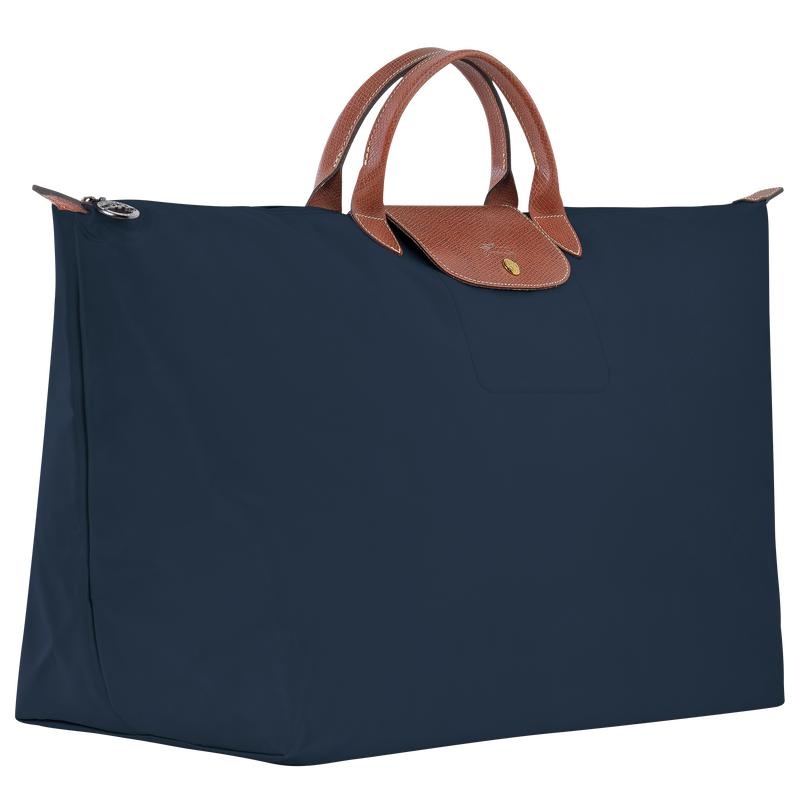 Navy Longchamp Le Pliage Original M Men's Travel Bags | CQBM-61390