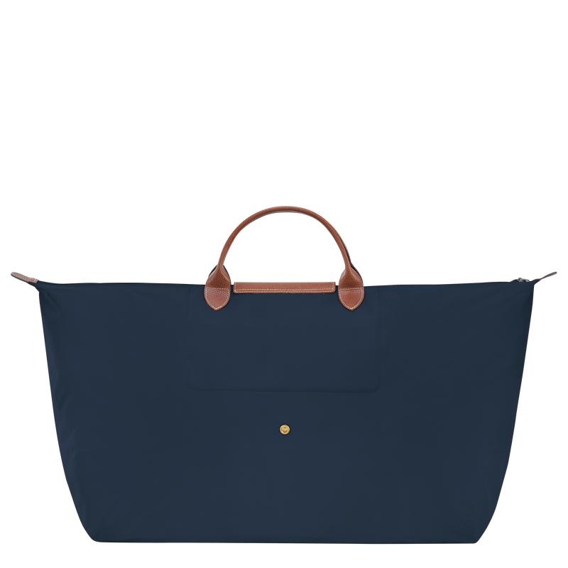 Navy Longchamp Le Pliage Original M Men's Travel Bags | CQBM-61390