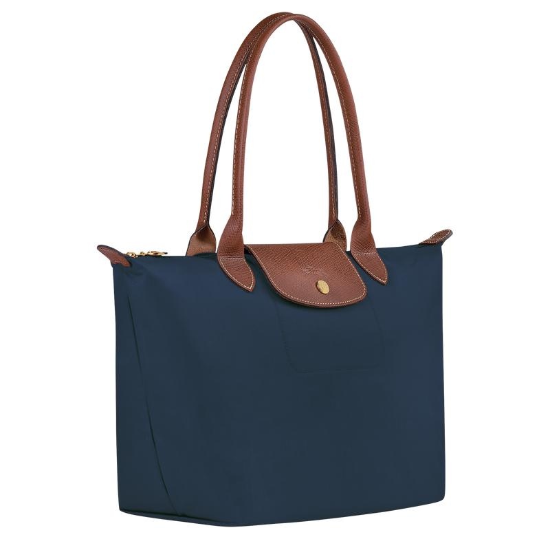 Navy Longchamp Le Pliage Original M Women's Tote Bag | KHJW-36907