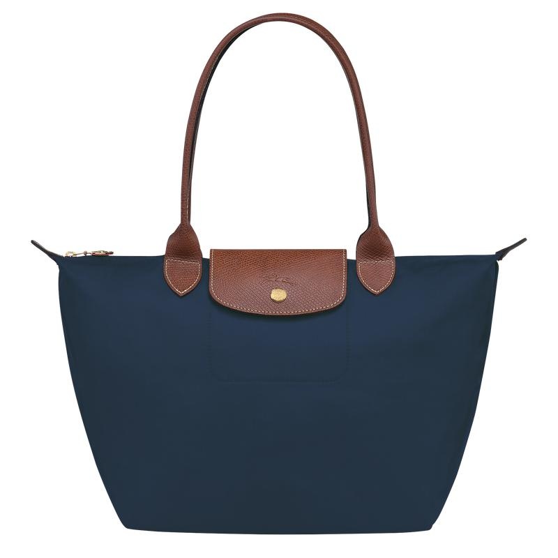 Navy Longchamp Le Pliage Original M Women\'s Tote Bag | KHJW-36907