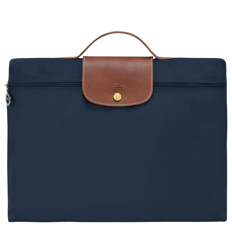 Navy Longchamp Le Pliage Original S Men\'s Briefcase | DANO-60324