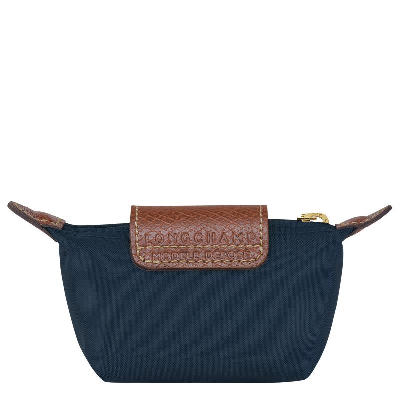 Navy Longchamp Le Pliage Original Women's Coin Purses | HWIA-41869