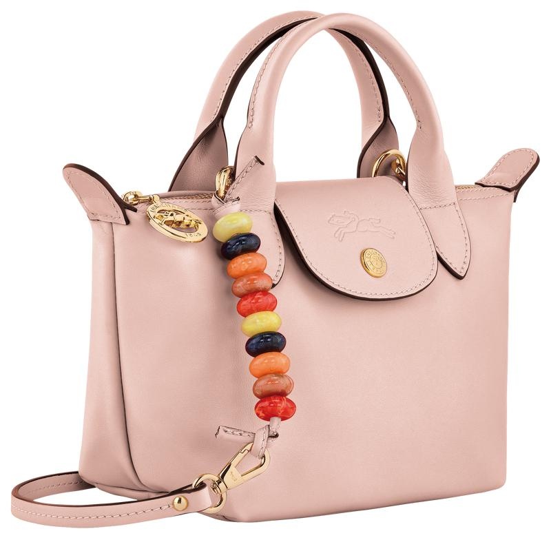 Nude Pink Longchamp Le Pliage Xtra XS Women's Handbags | VELW-57102