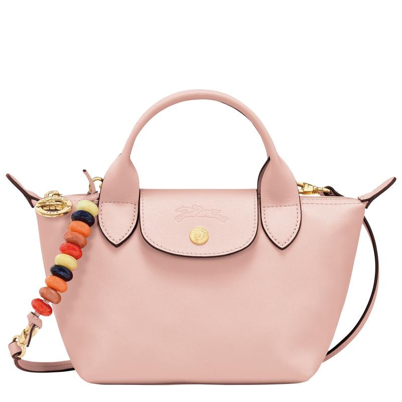 Nude Pink Longchamp Le Pliage Xtra XS Women\'s Handbags | VELW-57102