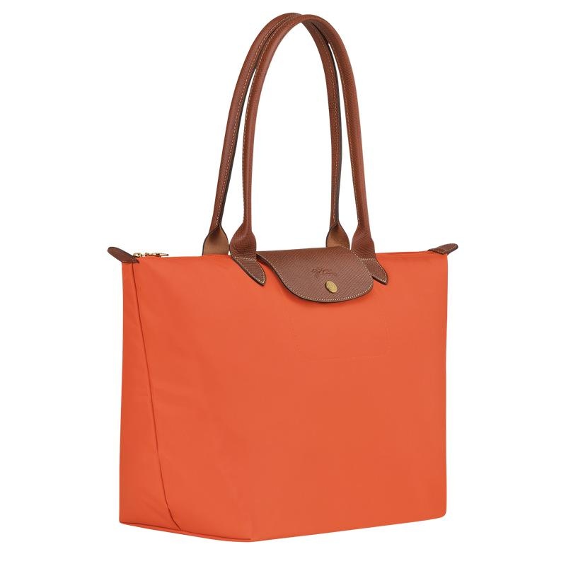 Orange Longchamp Le Pliage Original L Women's Tote Bag | QBZY-74392