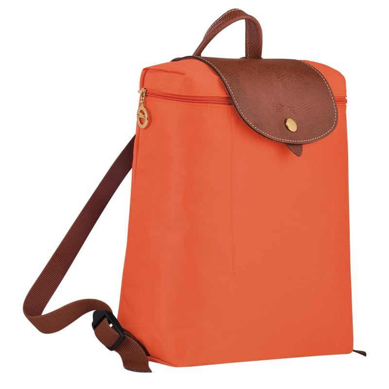 Orange Longchamp Le Pliage Original M Men's Backpacks | NUAP-47935