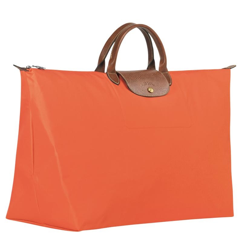 Orange Longchamp Le Pliage Original M Women's Travel Bags | SMUC-64372