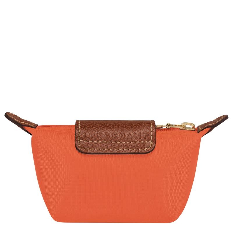 Orange Longchamp Le Pliage Original Women's Coin Purses | MHWZ-97341