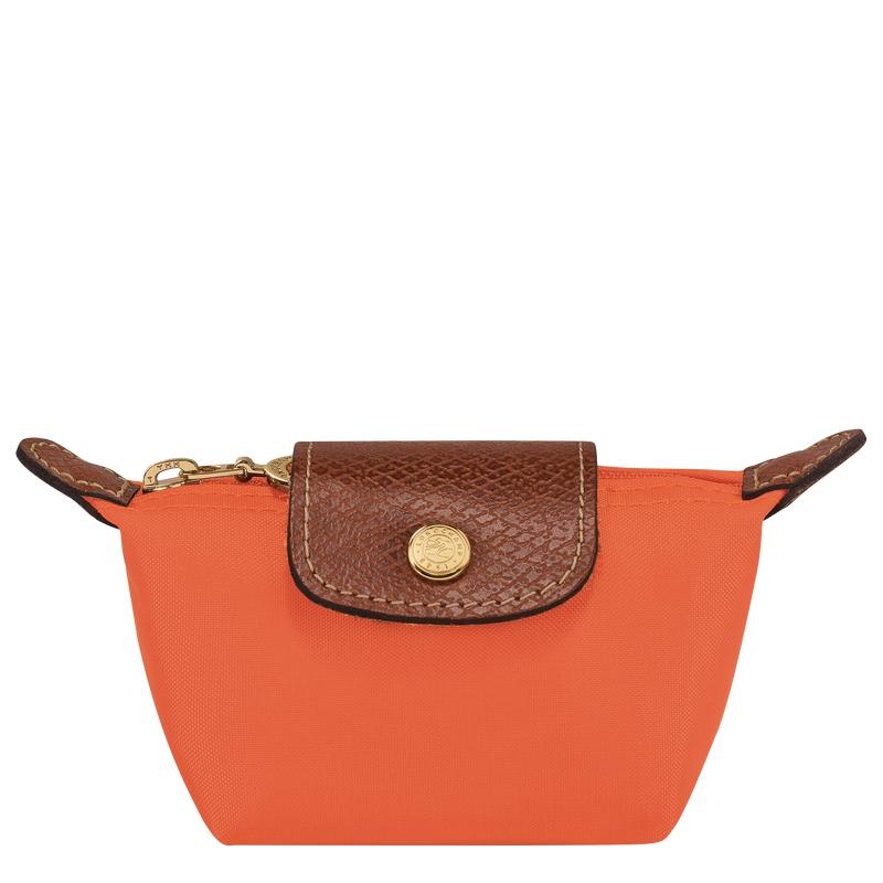 Orange Longchamp Le Pliage Original Women\'s Coin Purses | MHWZ-97341