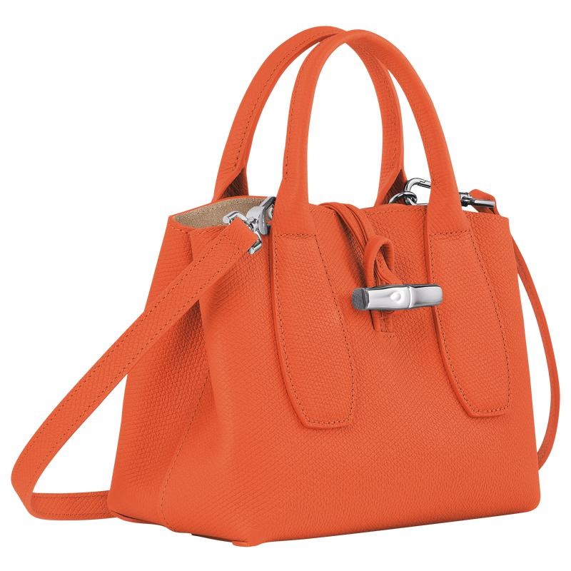 Orange Longchamp Roseau S Women's Handbags | UHNL-49032