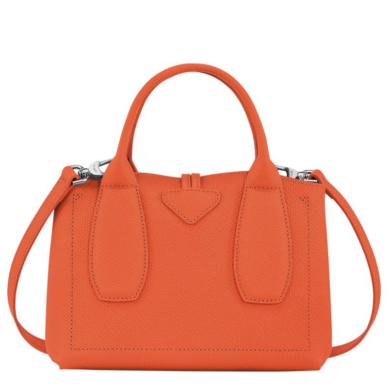 Orange Longchamp Roseau S Women's Handbags | UHNL-49032