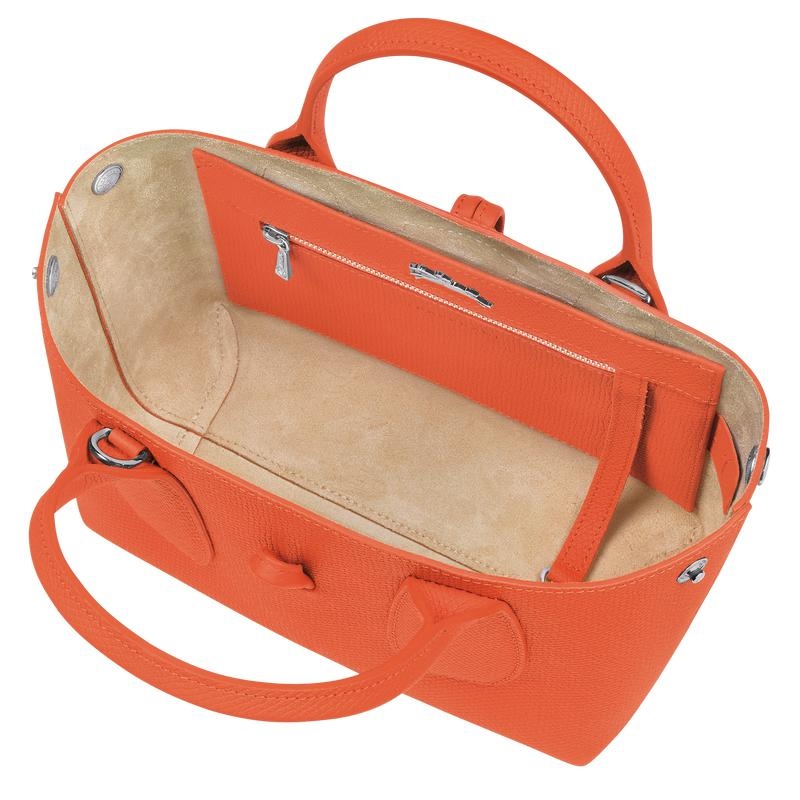 Orange Longchamp Roseau S Women's Handbags | UHNL-49032