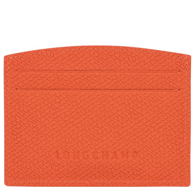 Orange Longchamp Roseau Women's Cardholders | FVZI-93816