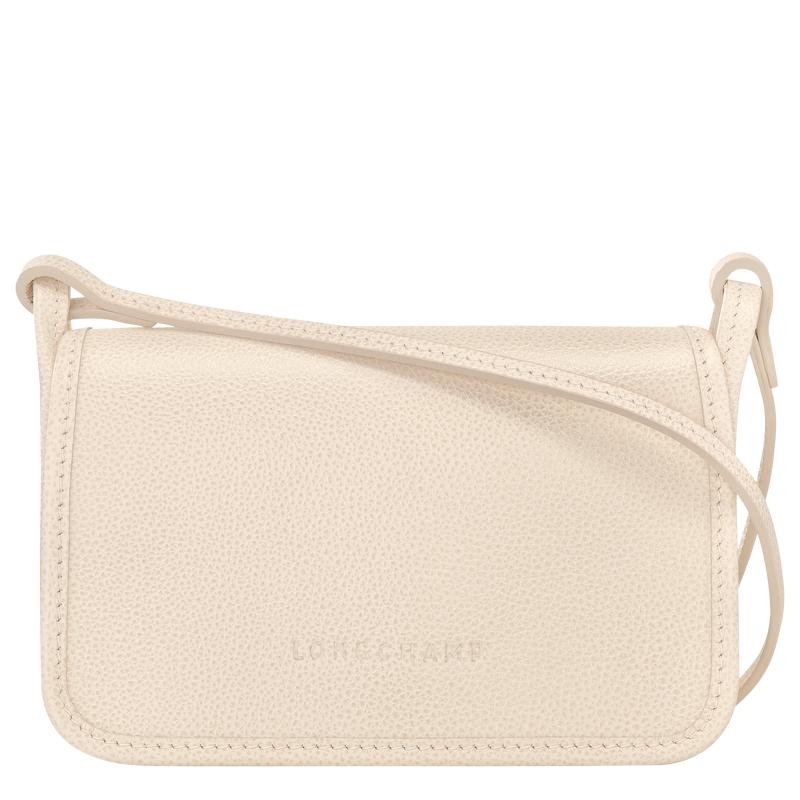 Paper White Longchamp Le Foulonné XS Women\'s Clutch Purse | WTOM-20865