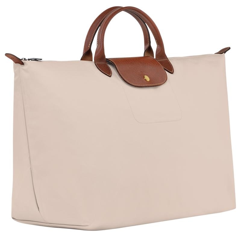 Paper White Longchamp Le Pliage Original S Men's Travel Bags | NMZA-02754