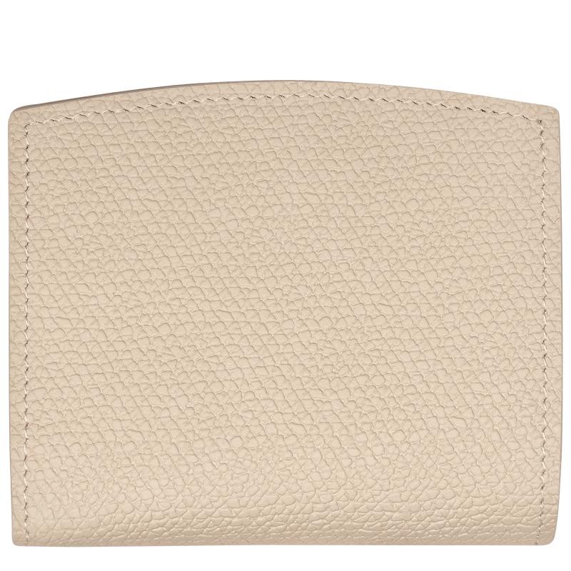 Paper White Longchamp Roseau Women's Wallets | VHGK-53801