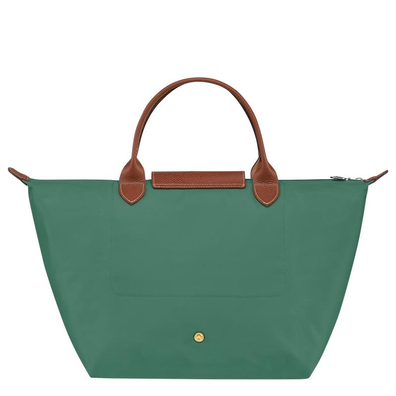 Sage Green Longchamp Le Pliage Original M Women's Handbags | UTWR-21493