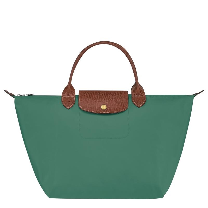 Sage Green Longchamp Le Pliage Original M Women\'s Handbags | UTWR-21493