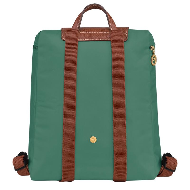 Sage Green Longchamp Le Pliage Original M Women's Backpacks | TUIW-38052