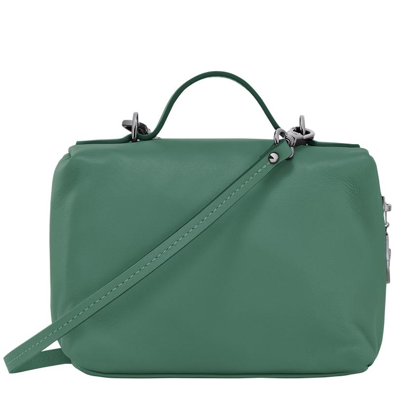 Sage Green Longchamp Le Pliage Xtra XS Vanity Women's Crossbody Bags | EFIH-96830