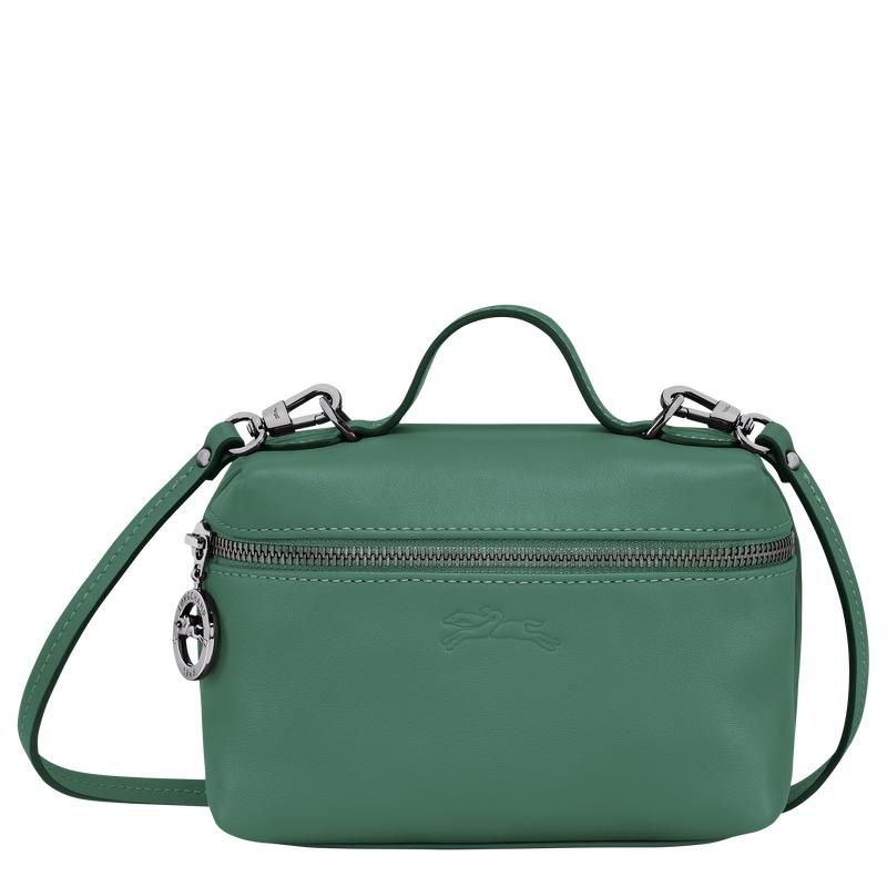 Sage Green Longchamp Le Pliage Xtra XS Vanity Women\'s Crossbody Bags | EFIH-96830