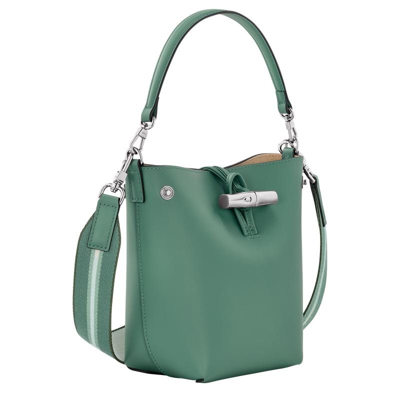 Sage Green Longchamp Roseau XS Women's Bucket Bag | GAJY-37451