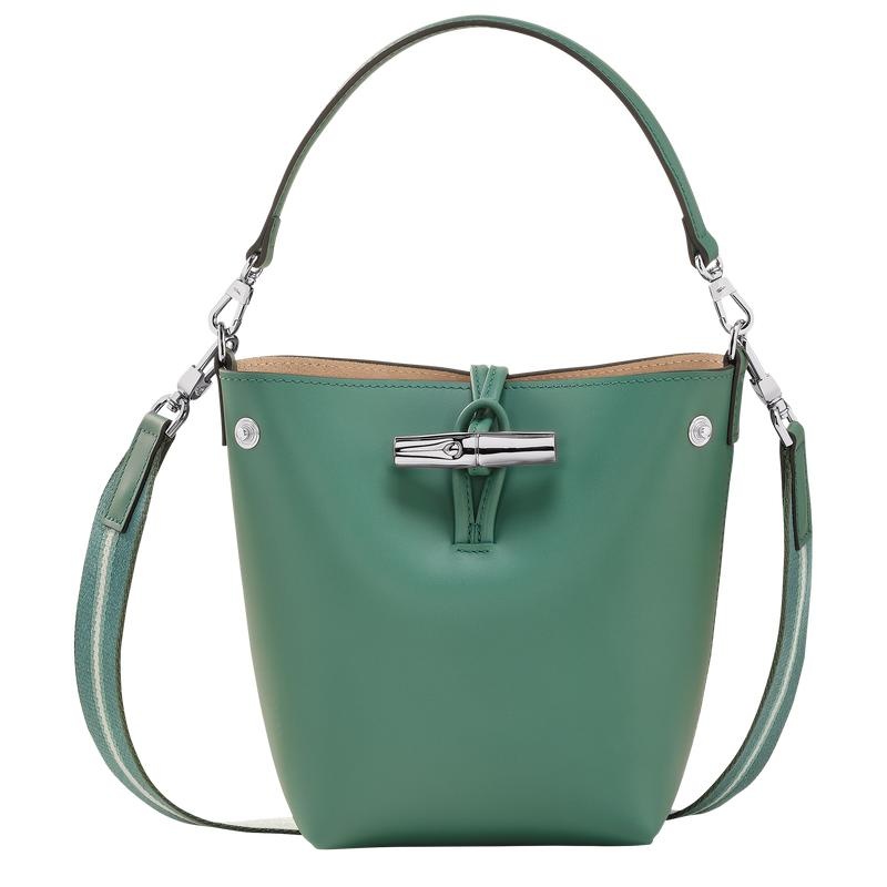 Sage Green Longchamp Roseau XS Women\'s Bucket Bag | GAJY-37451