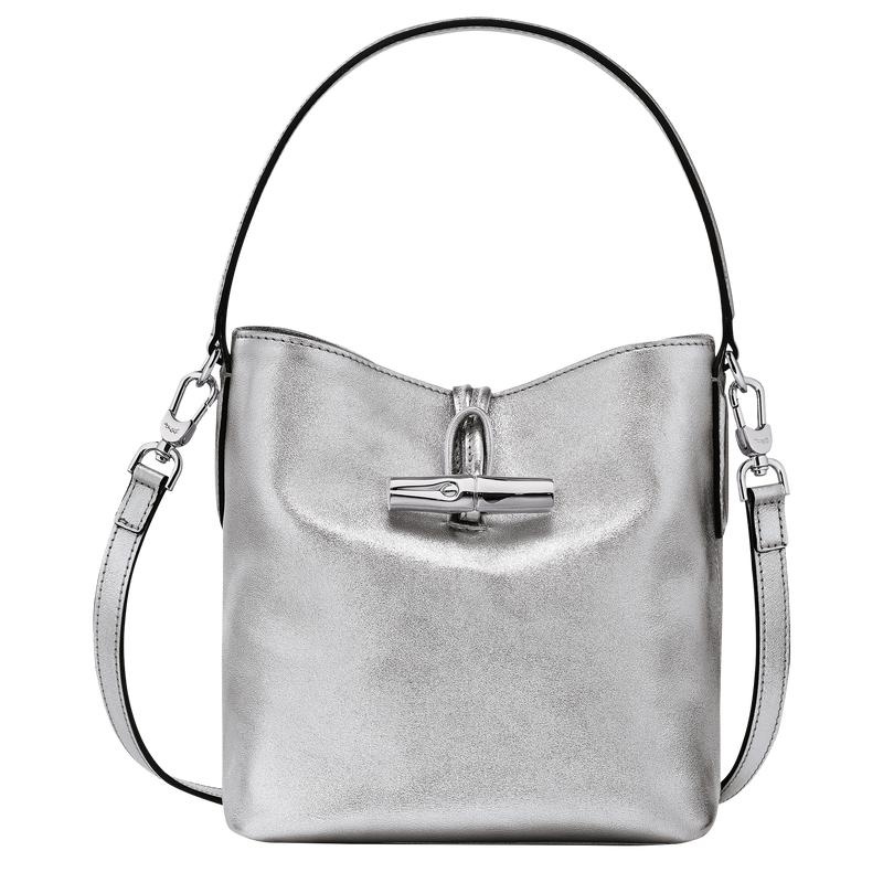 Silver Longchamp Roseau XS Women\'s Bucket Bag | FELU-93821