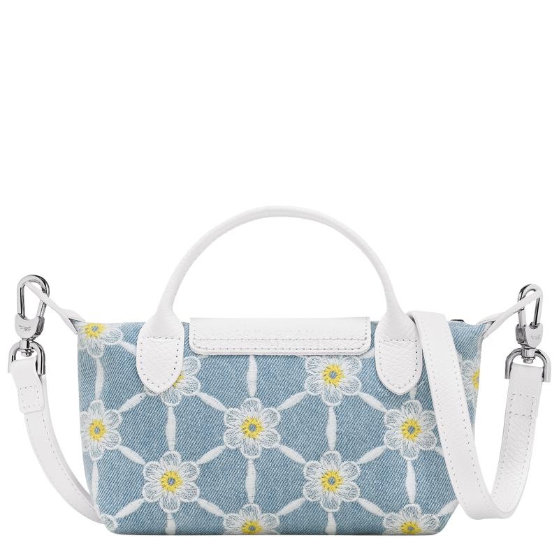 Sky Blue Longchamp Le Pliage Collection Women's Pouches | BLAR-51876