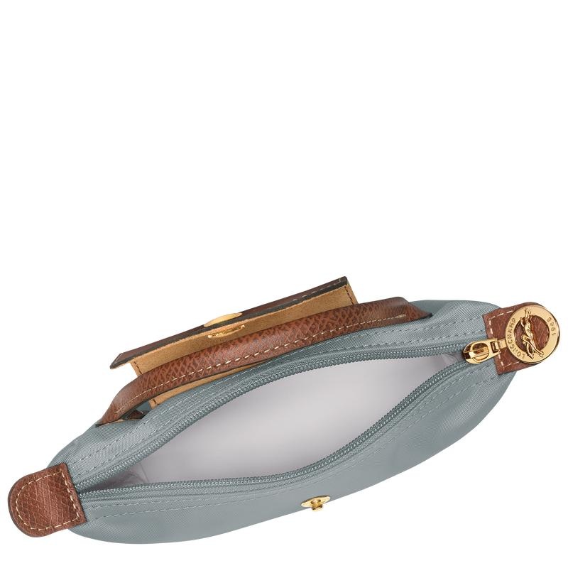 Steel Grey Longchamp Le Pliage Original with handle Women's Pouches | SBDN-29415