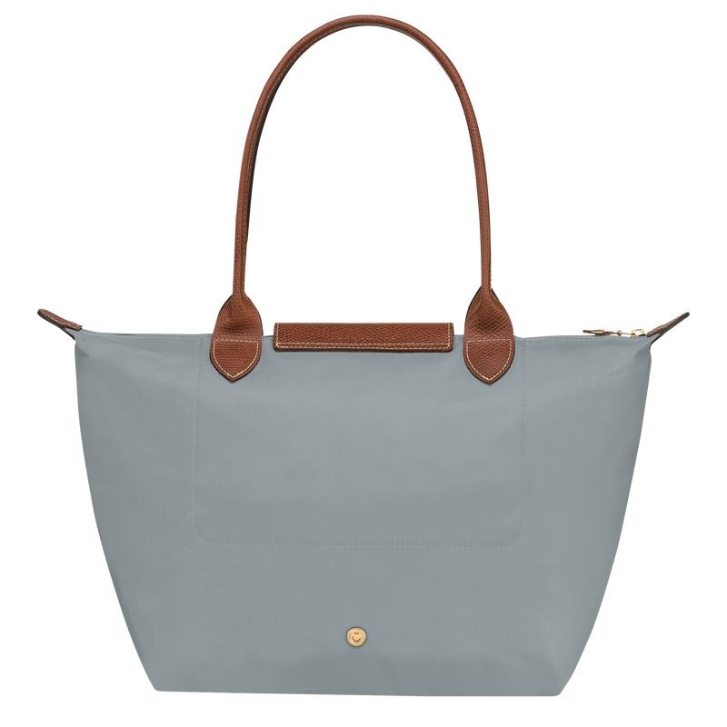 Steel Grey Longchamp Le Pliage Original M Women's Tote Bag | MIOB-84612