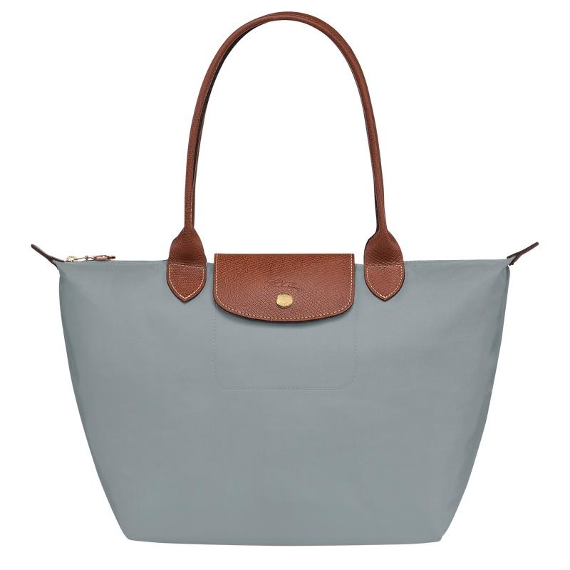 Steel Grey Longchamp Le Pliage Original M Women\'s Tote Bag | MIOB-84612