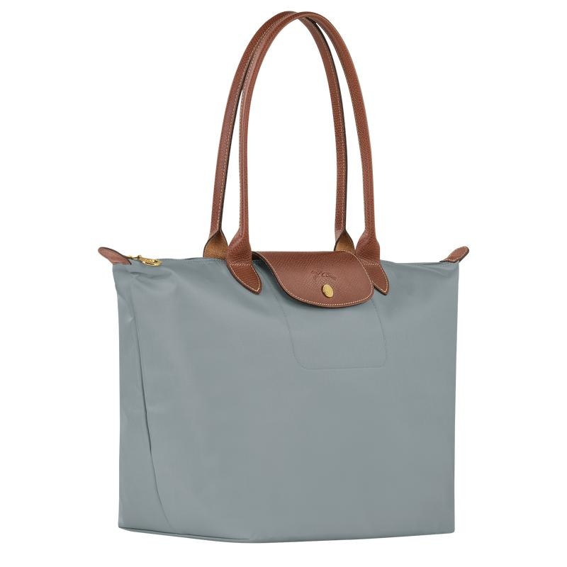 Steel Grey Longchamp Le Pliage Original L Women's Tote Bag | GXFC-71246