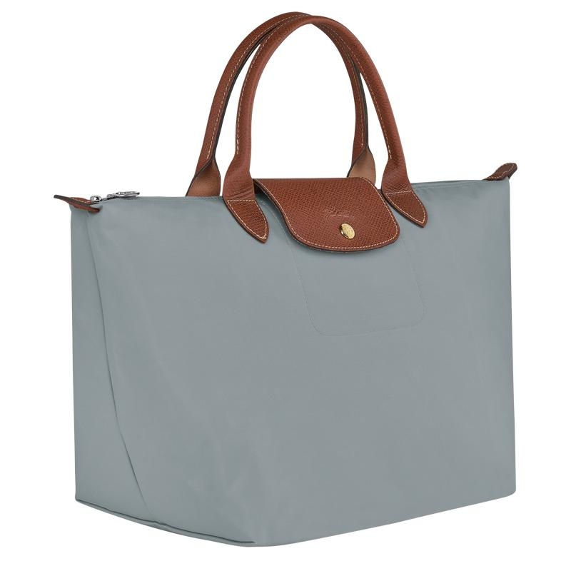 Steel Grey Longchamp Le Pliage Original M Women's Handbags | KFHJ-80362