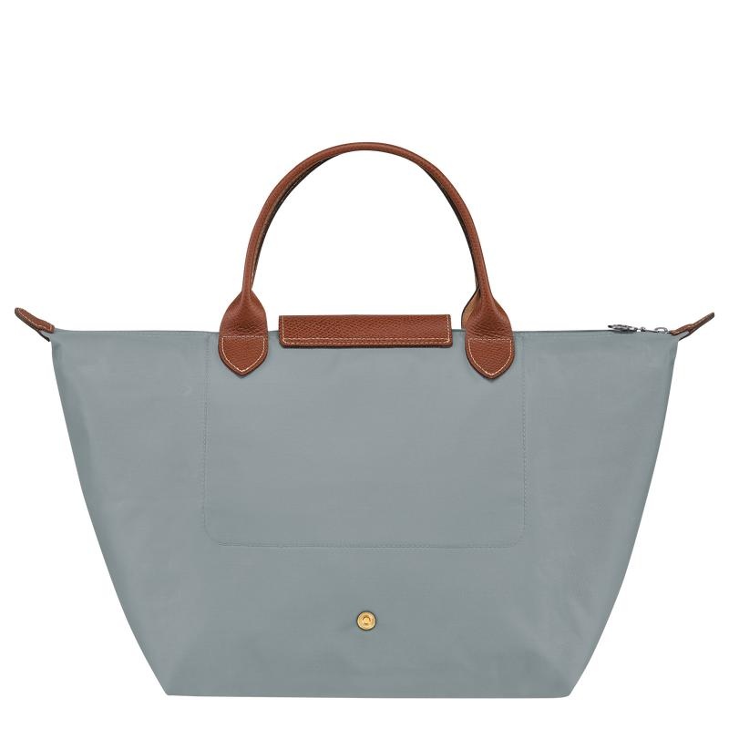 Steel Grey Longchamp Le Pliage Original M Women's Handbags | KFHJ-80362