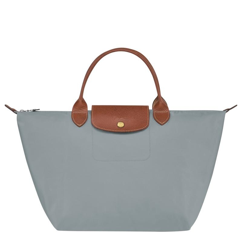 Steel Grey Longchamp Le Pliage Original M Women\'s Handbags | KFHJ-80362