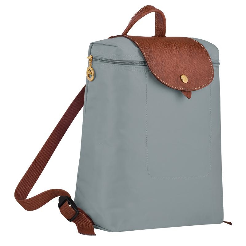 Steel Grey Longchamp Le Pliage Original M Women's Backpacks | VJRB-18276