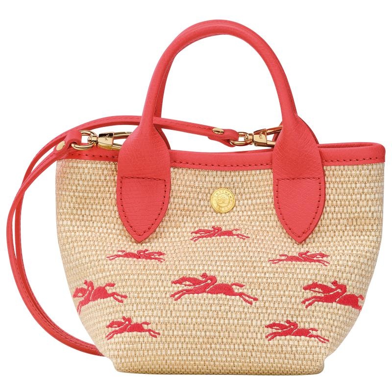 Strawberry Red Longchamp Le Panier Pliage XS Women's Basket Bag | SQBU-36718