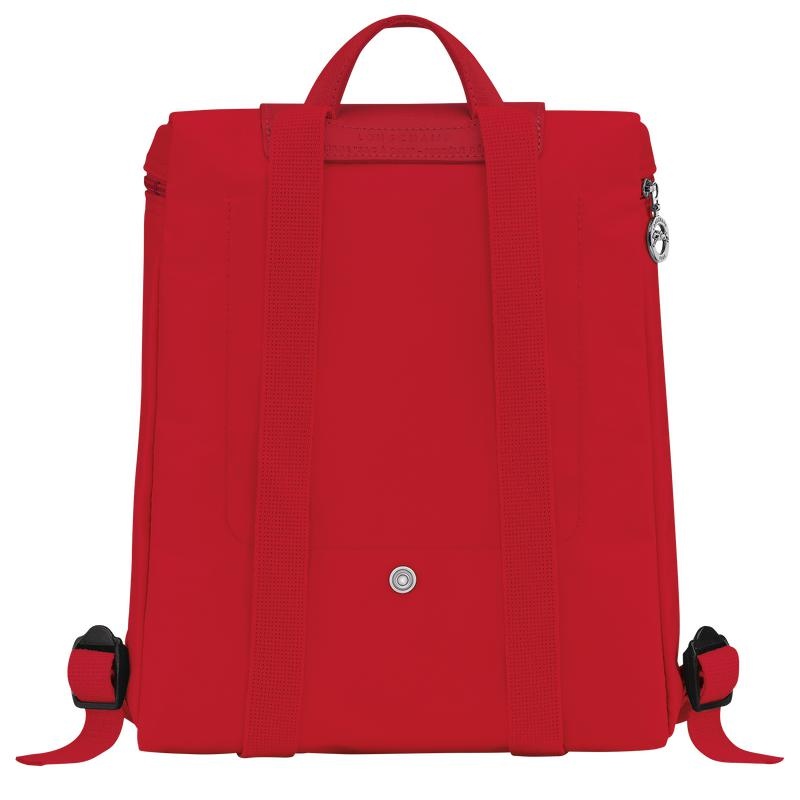 Tomato Red Longchamp Le Pliage Green M Men's Backpacks | OPNC-27468